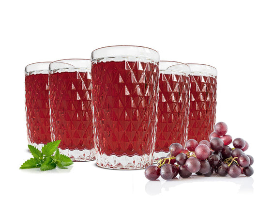 6 drinking glasses 300ml with relief water glasses juice glasses cocktail glasses long drink glasses Caroline