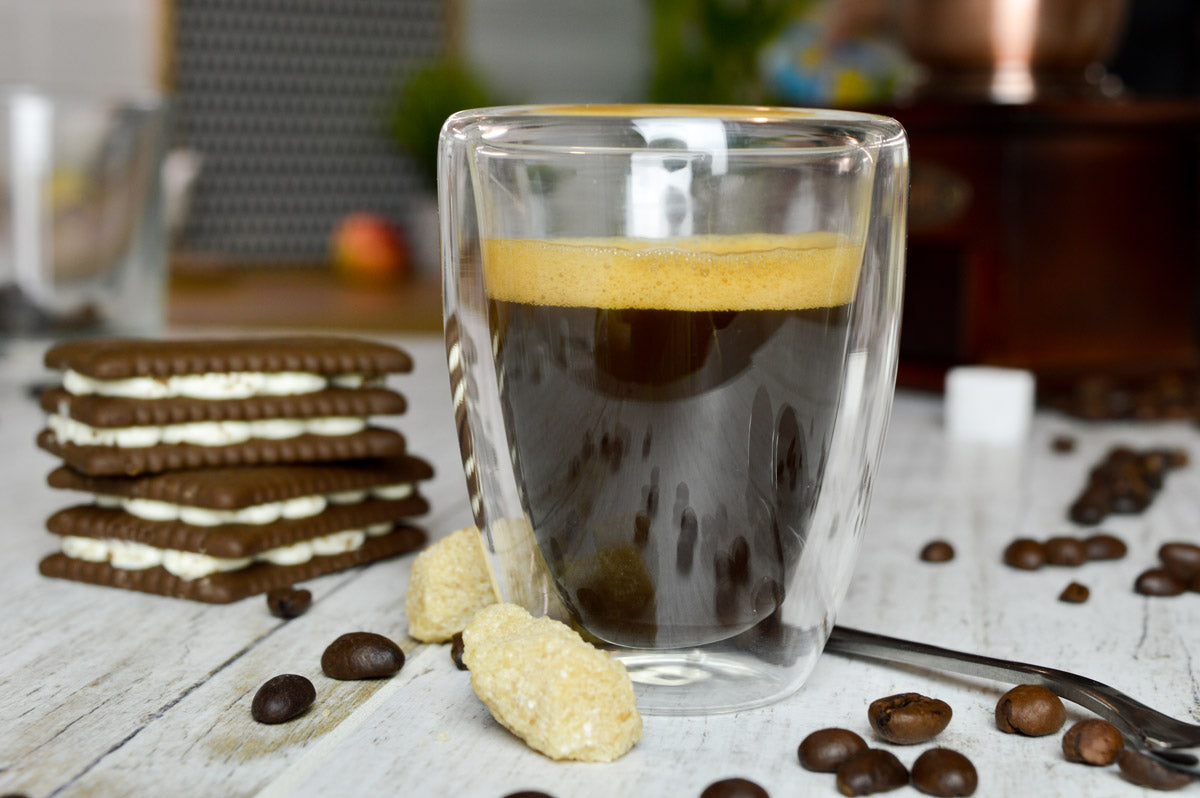 6x90ml Doppelwandige Espresso Gläser Kaffeegläser Thermogläser Espressotasse