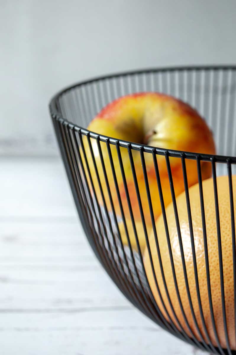 Bol à fruits Ø25,5 cm bol en métal panier en métal bol en métal bol à fruits bol décoratif