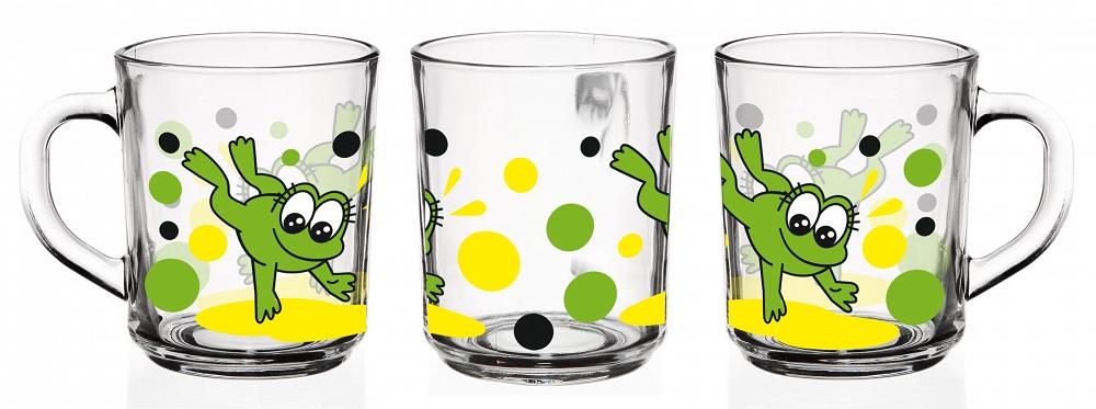 6 cups frog frog motif mugs 230 ml tea glasses children's glasses drinking glasses