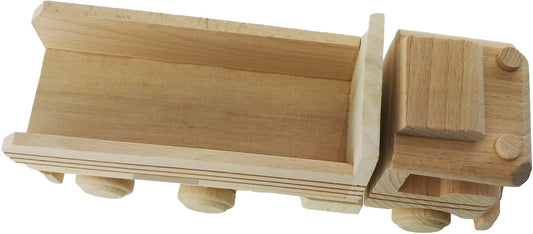 Holzspielzeug LKW Holzauto Holz Unbehandelt 24cm Deko