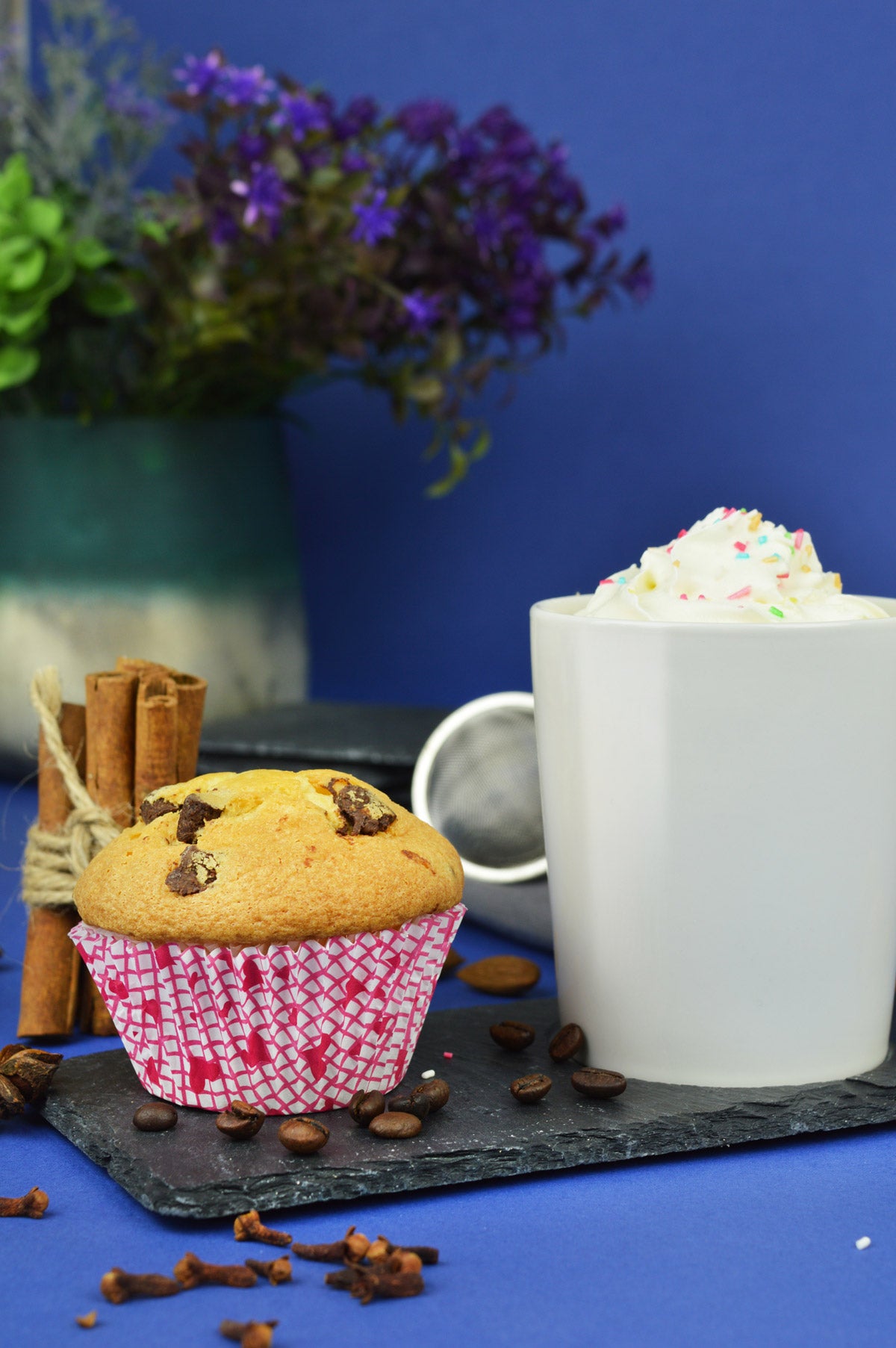 Coffee cup on slate cup coffee mug tea cup mug tea mug 1-6 set