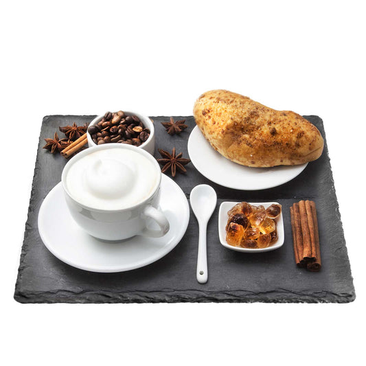 Sendez® Slate Plates Set 40x30cm Serving Plate Cheese Plates Coaster Cheese Plate 2-12 Pieces