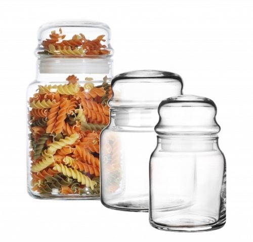 Storage jar, storage jars, storage jar, storage container, glass container with lid